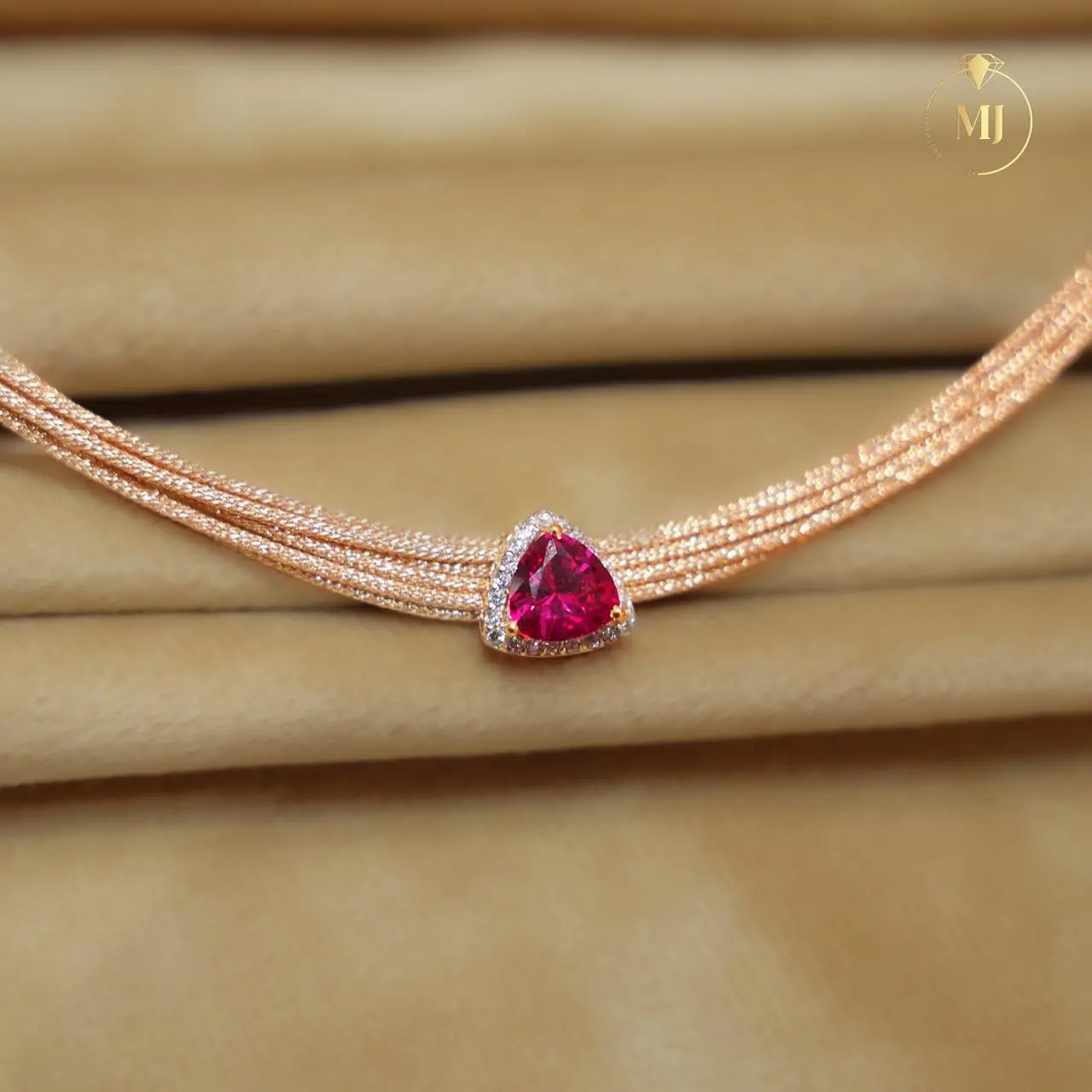 Ruby Essence Minimal Choker