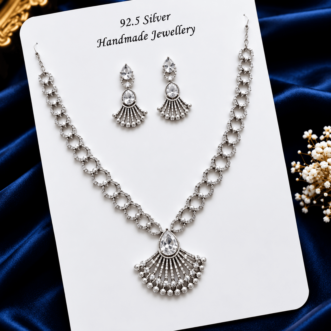 She Means Business 92.5 sterling Silver women's Neckpiece