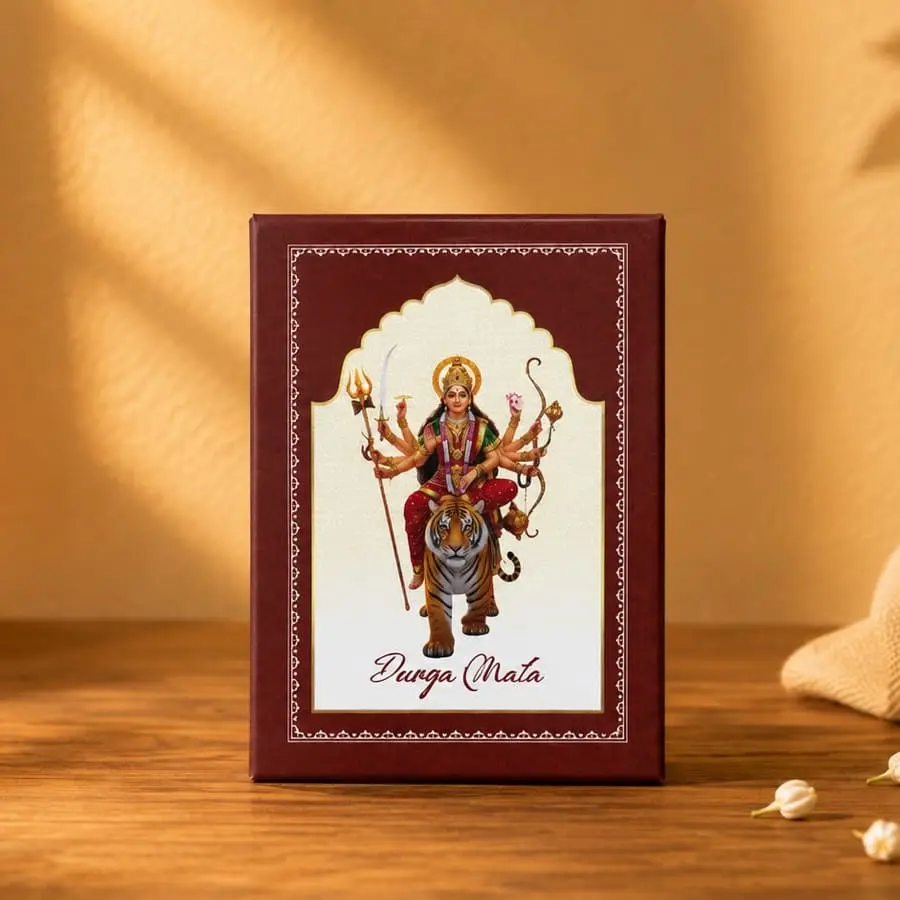 Durga Mata Silver coin