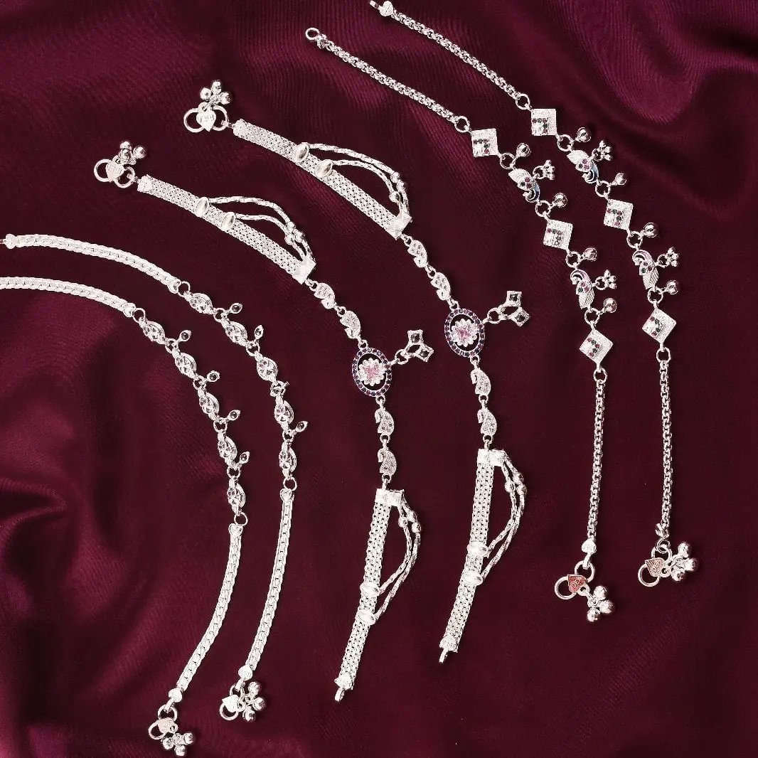Bell and Blossom Anklets