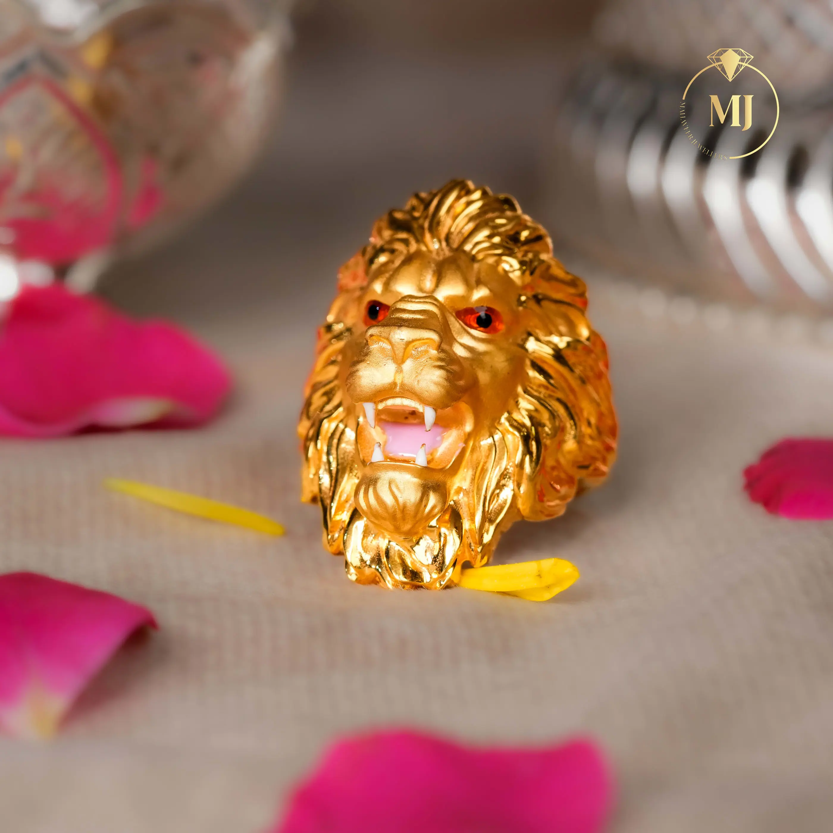 Singam Gold Gents Ring