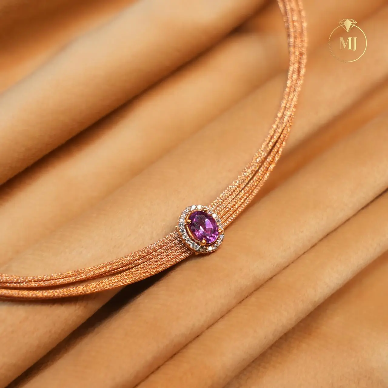 Plum Royale Choker