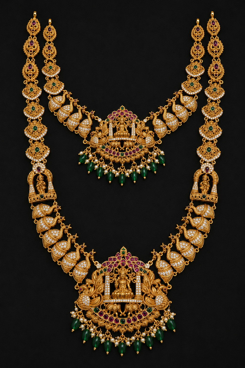 Lakshmi Temple Gold Haram