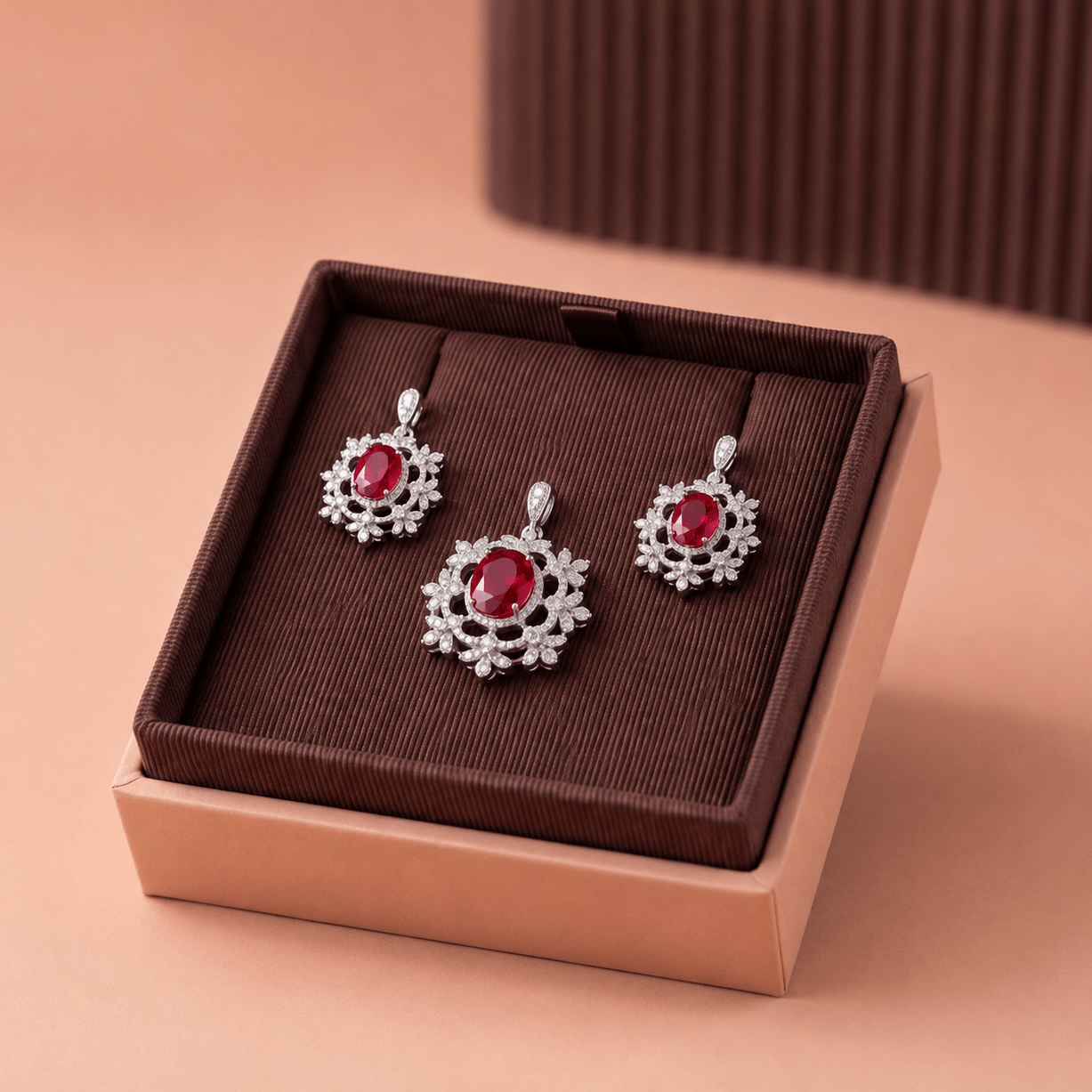 Rosey Pendant Set Women's
