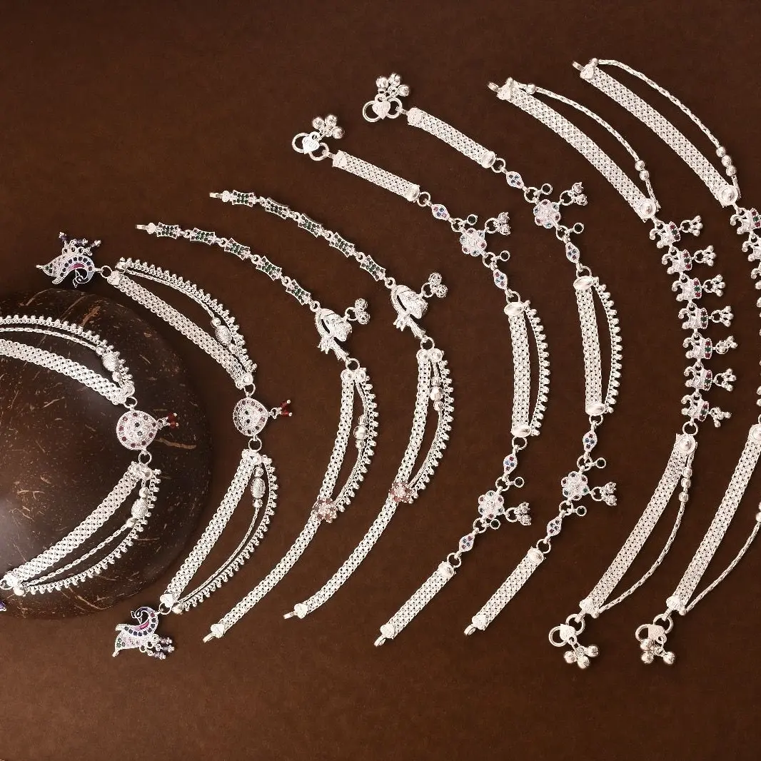Bold  Layered Anklets