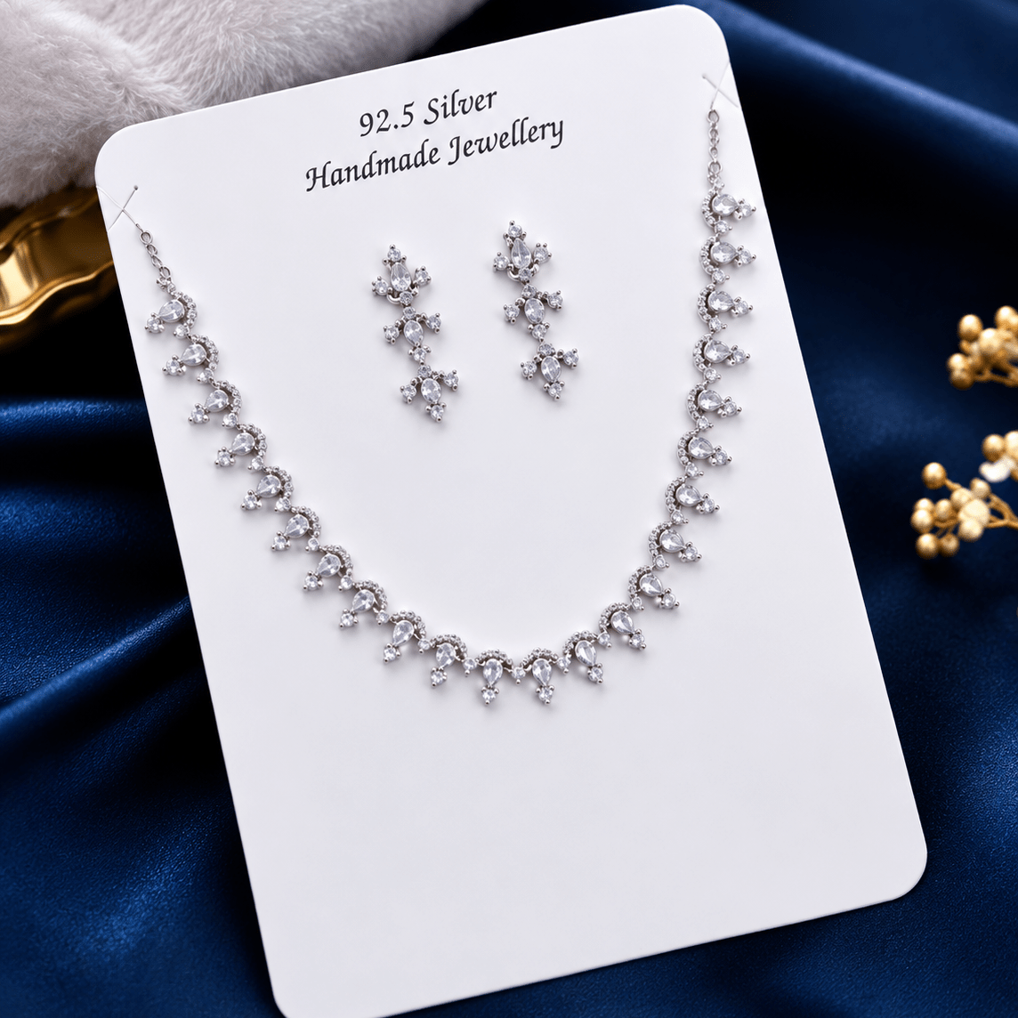 Power Femme 92.5 Silver Neckpiece