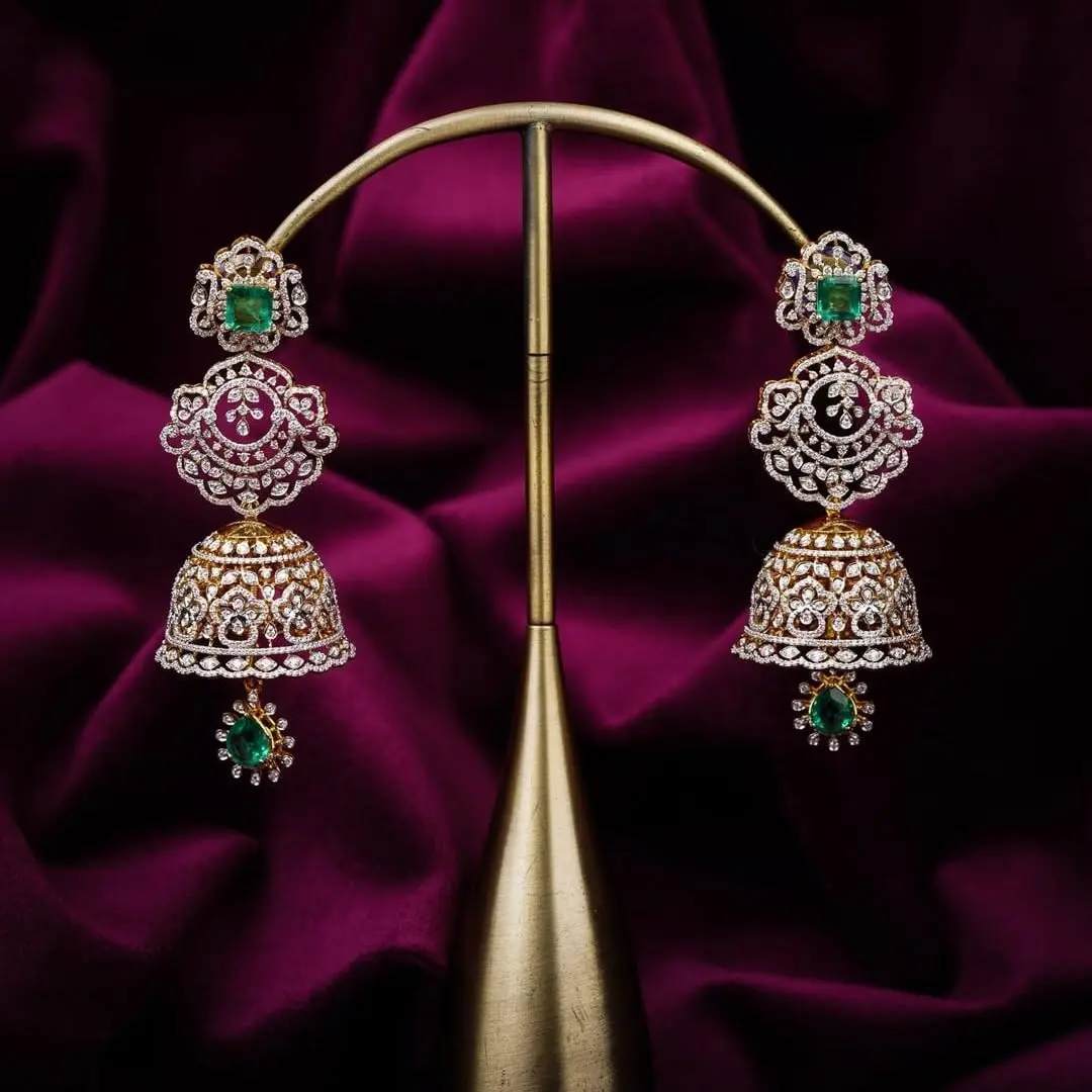 Fancy Women's Gold Jhumka