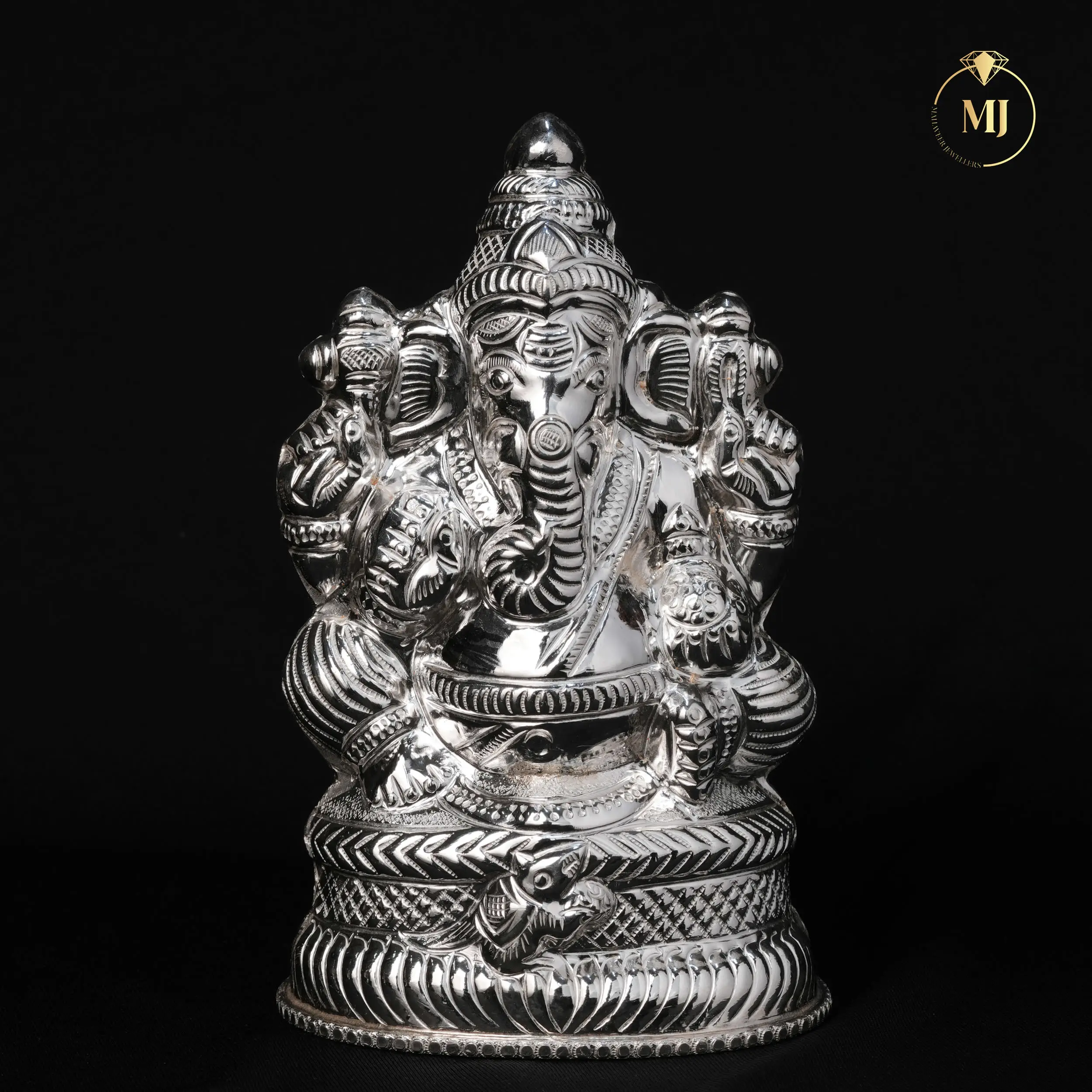 Silver Ganesh Idol