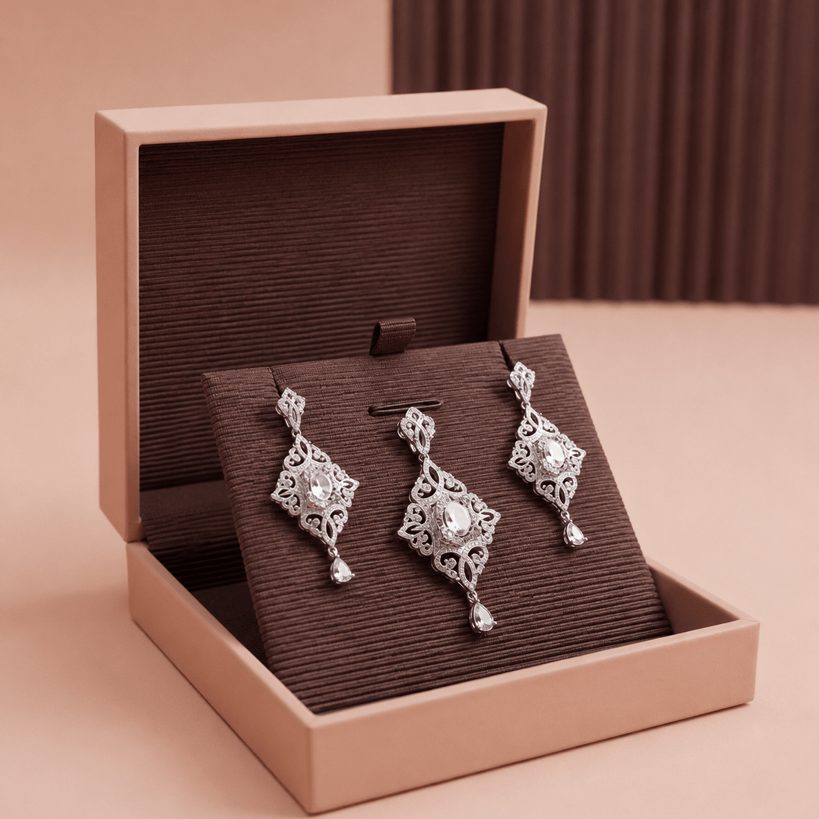 Celestine Pendant Set