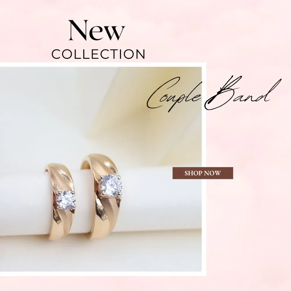 Solitaire Couple Ring