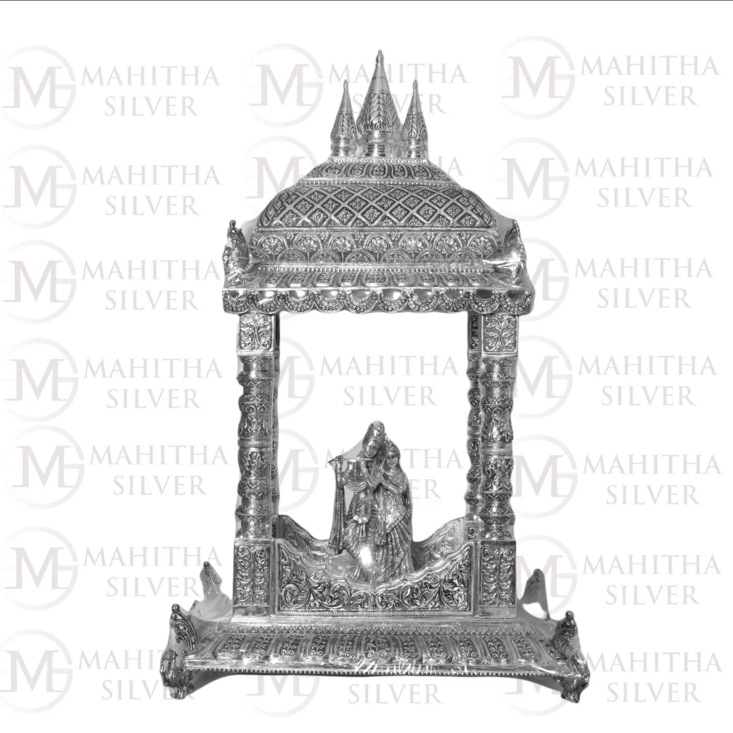 Temple With Radha Krishna Idol