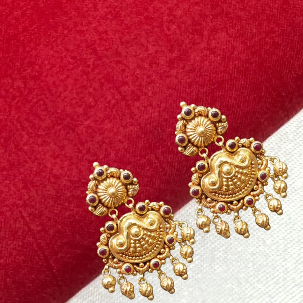 Chandbali Studs In Antique
