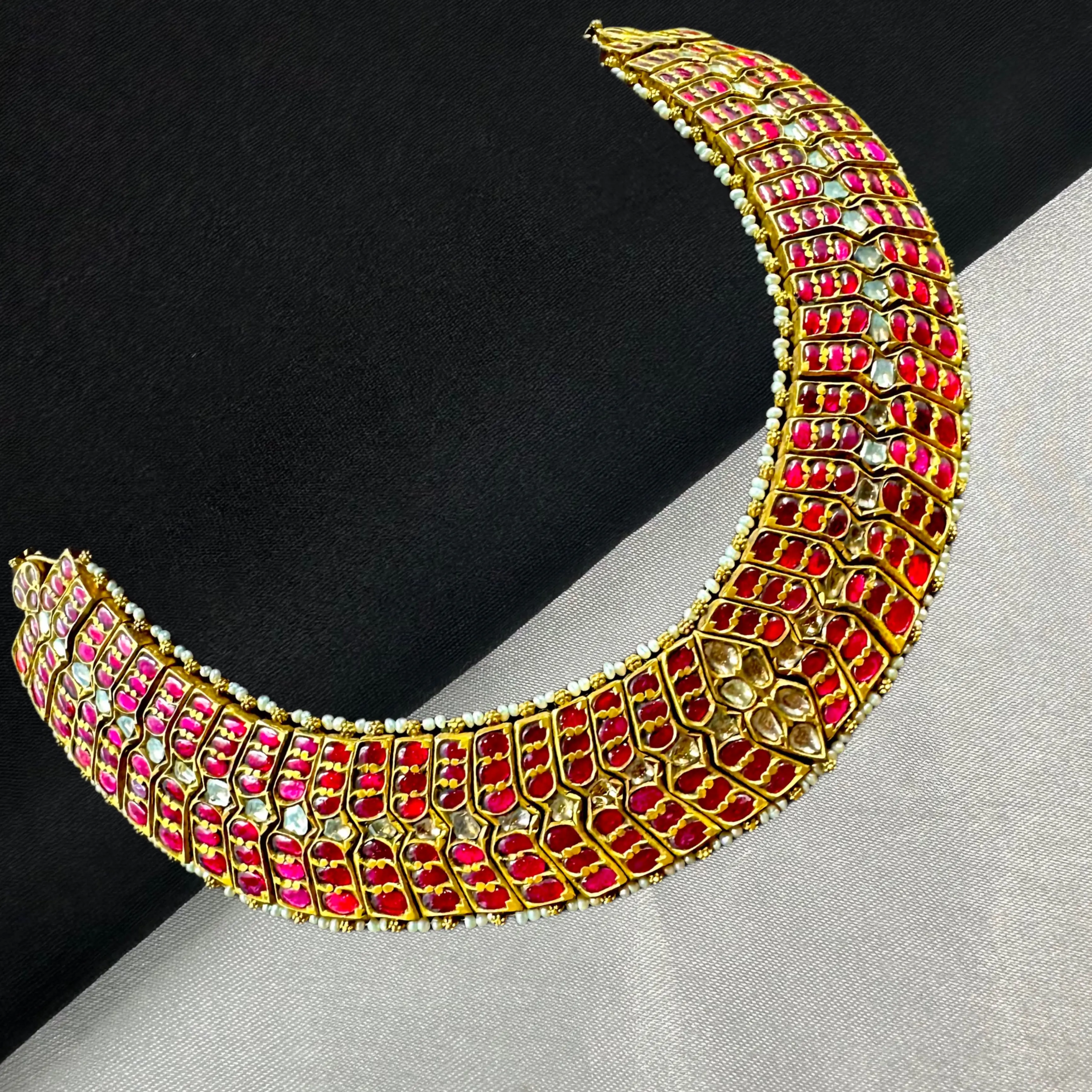 Polki With Ruby Necklace
