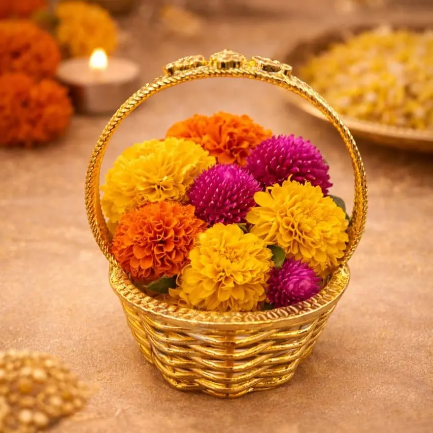 FANCY FLOWER BASKET