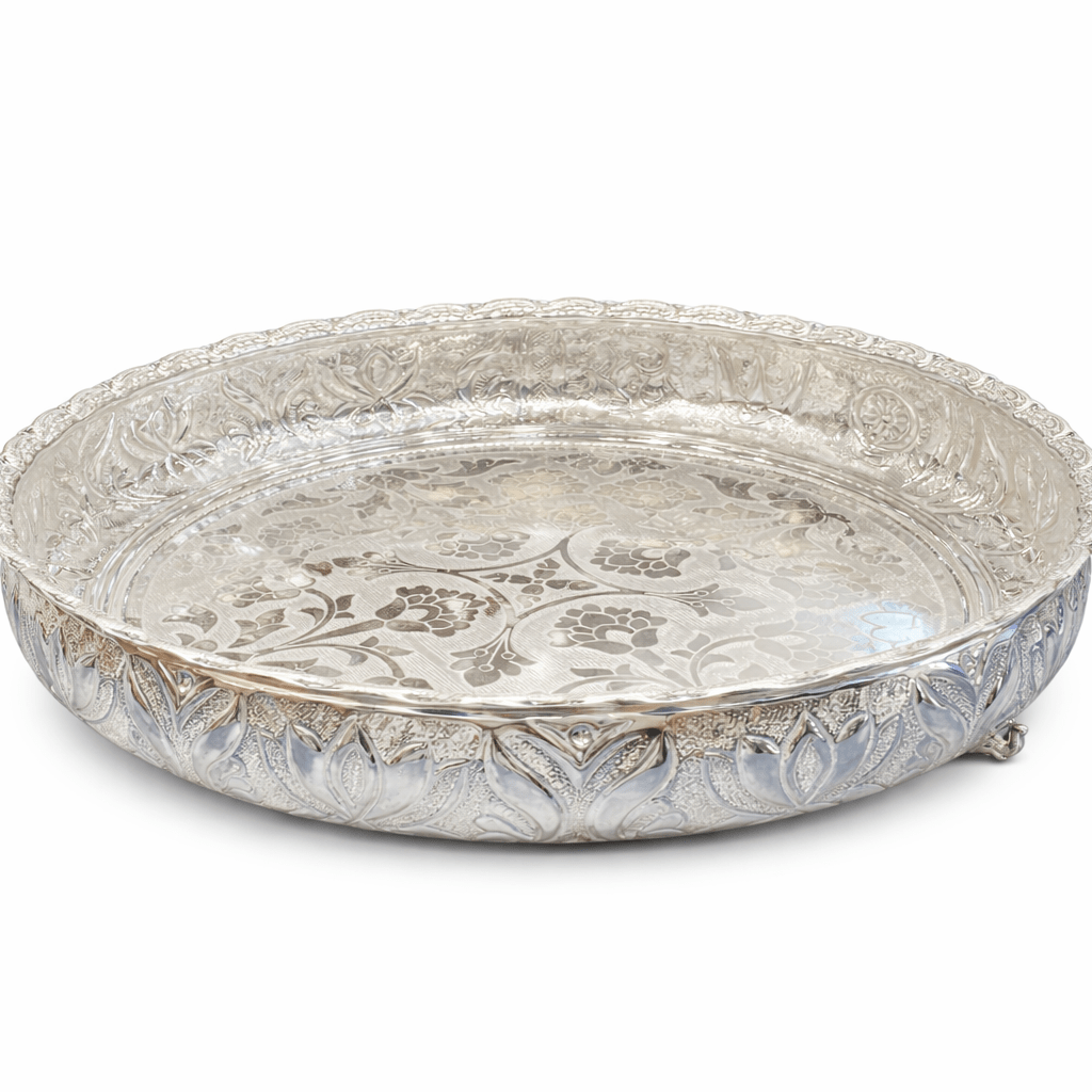 Silver Pooja Plate