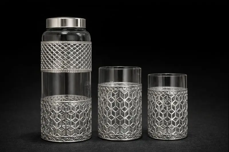 Foaming Bottle & Glass