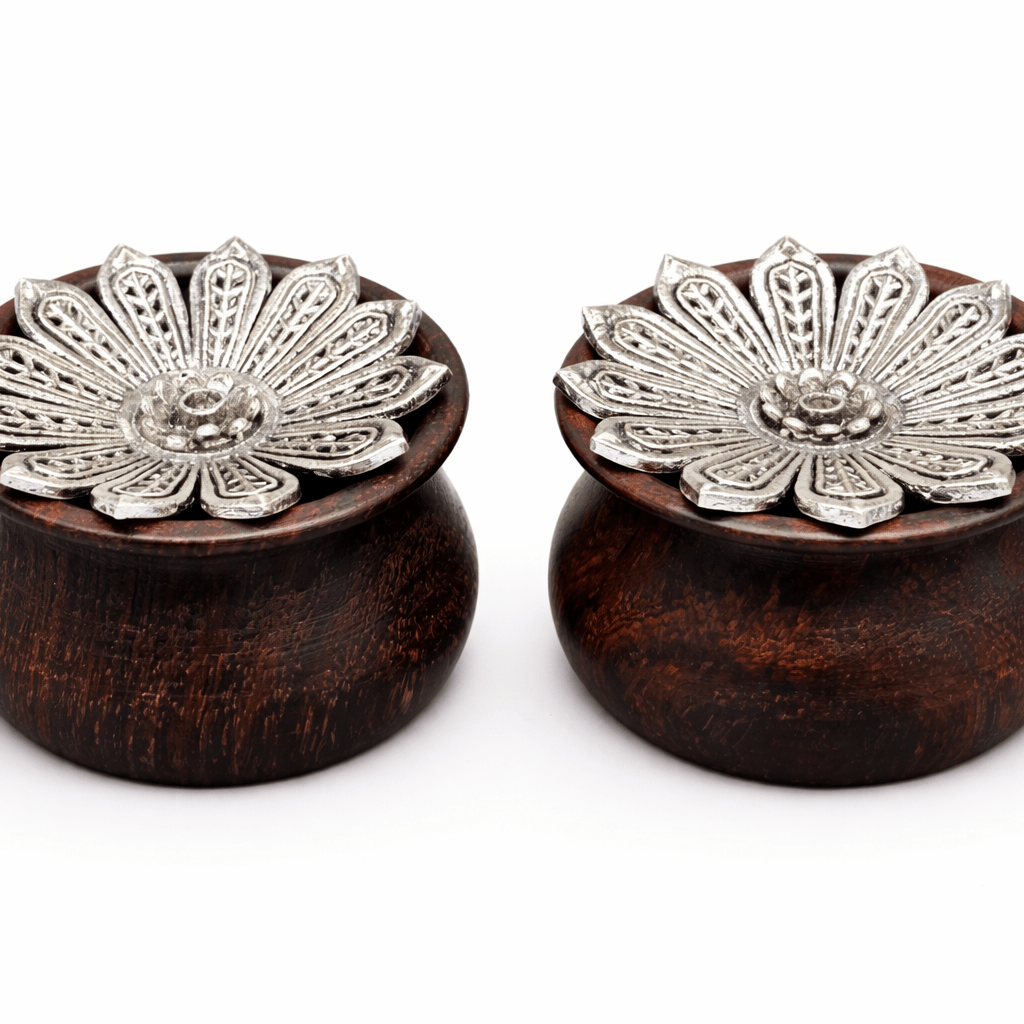 92.5 Rosewood Pot Lamp