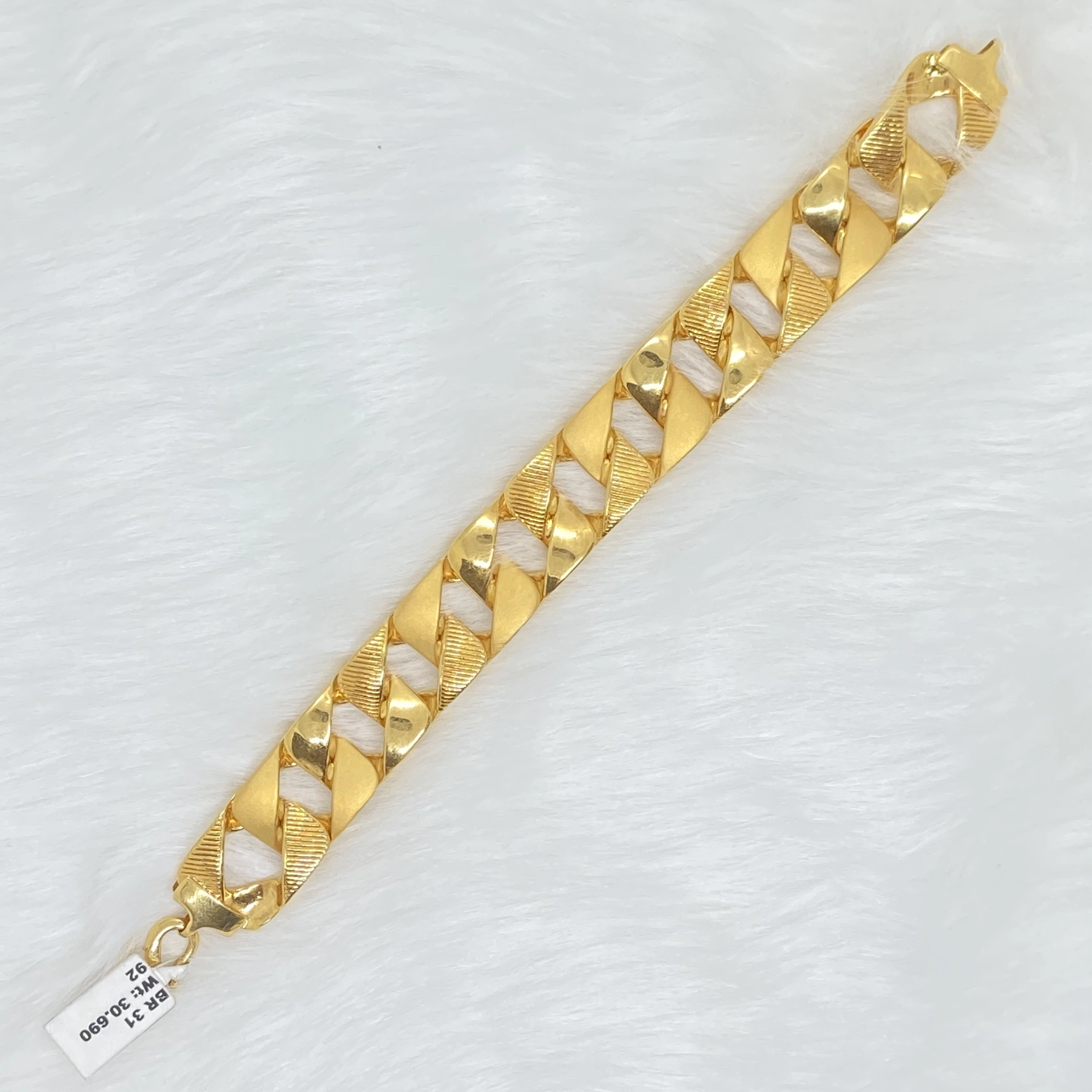 Square Link Electroforming Bracelet