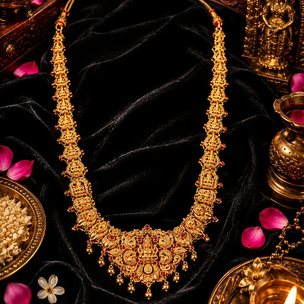 Sri Lakshmi Mayura Heritage Necklace