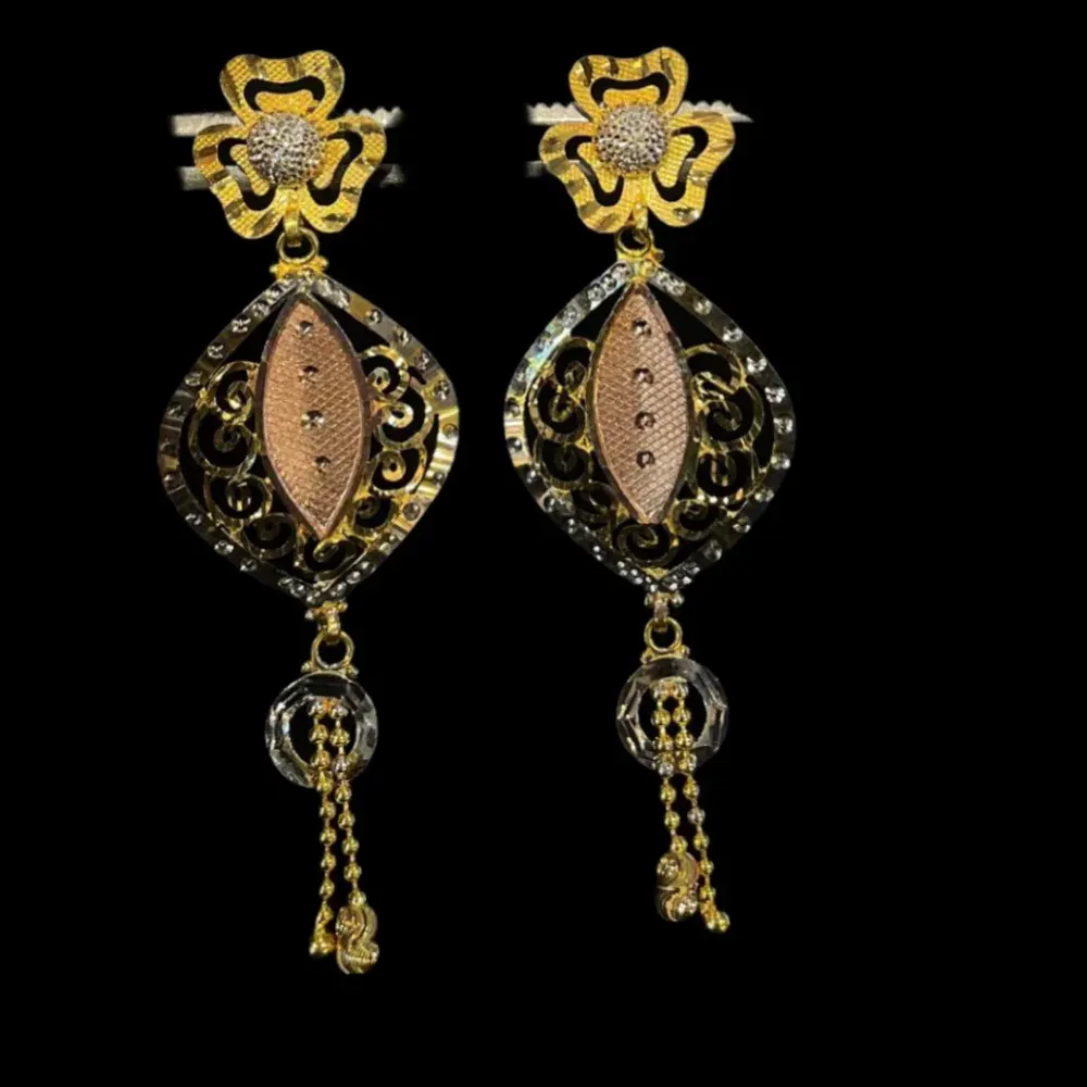 Rose Gold Designer Earrings
