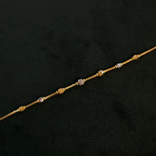 Beaded With Silver And Gold