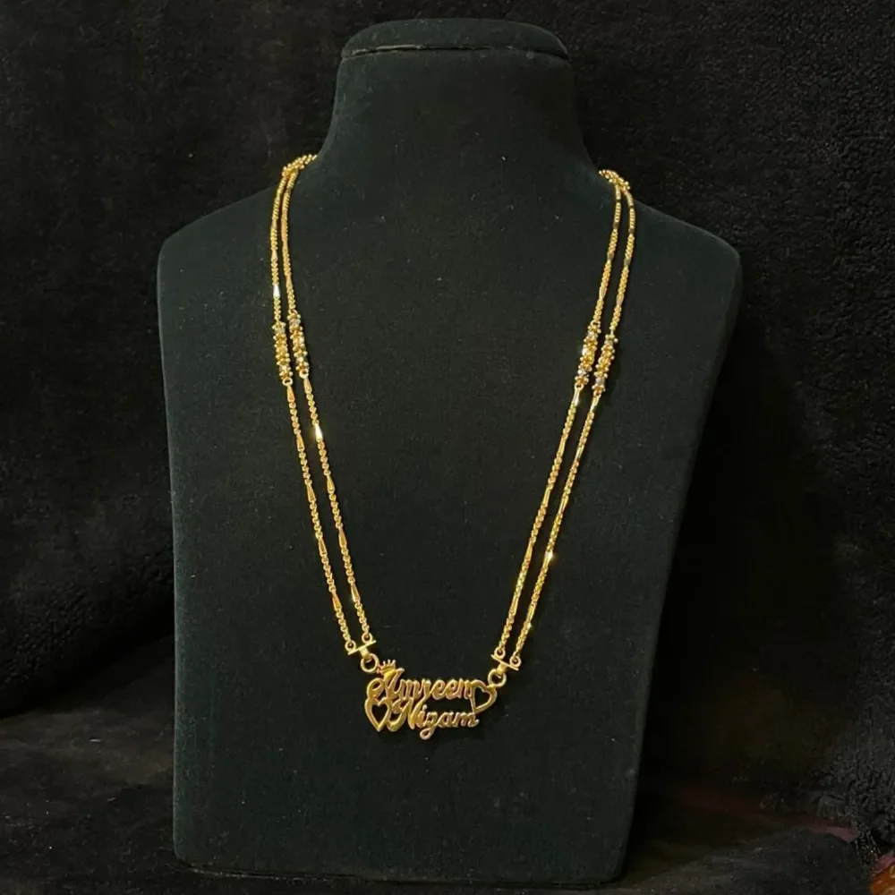 Mangalya Chain With Name Pendent