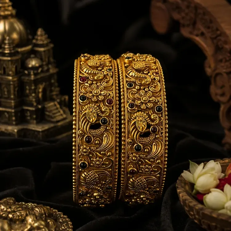 Aaradhya Peacock Designer Bangles