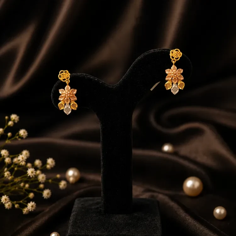 rose gold earrings