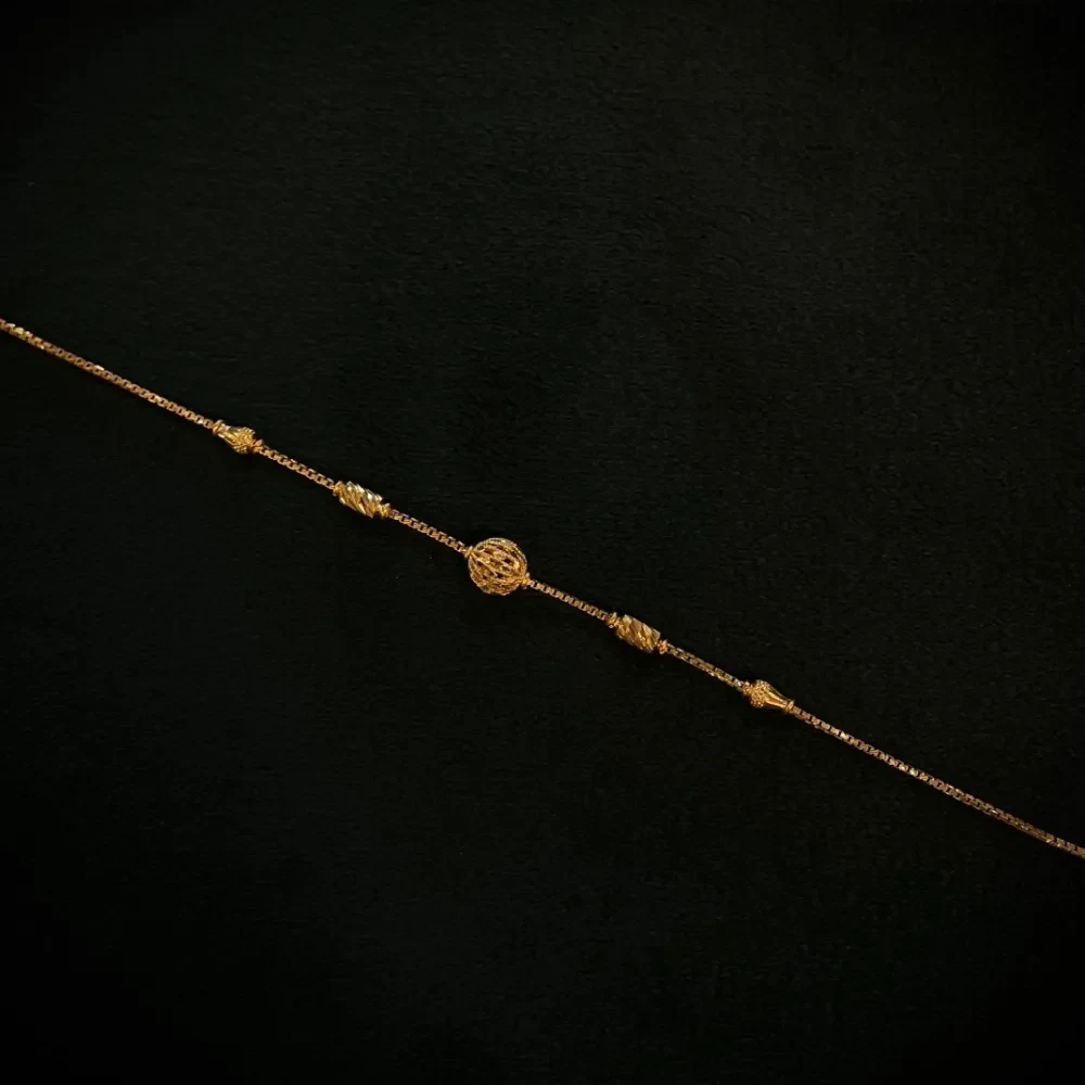 Beaded Gold Bracelet
