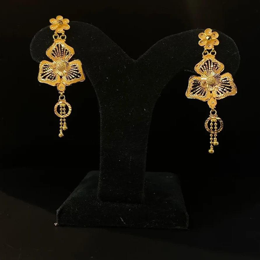 Floral Design Earrings