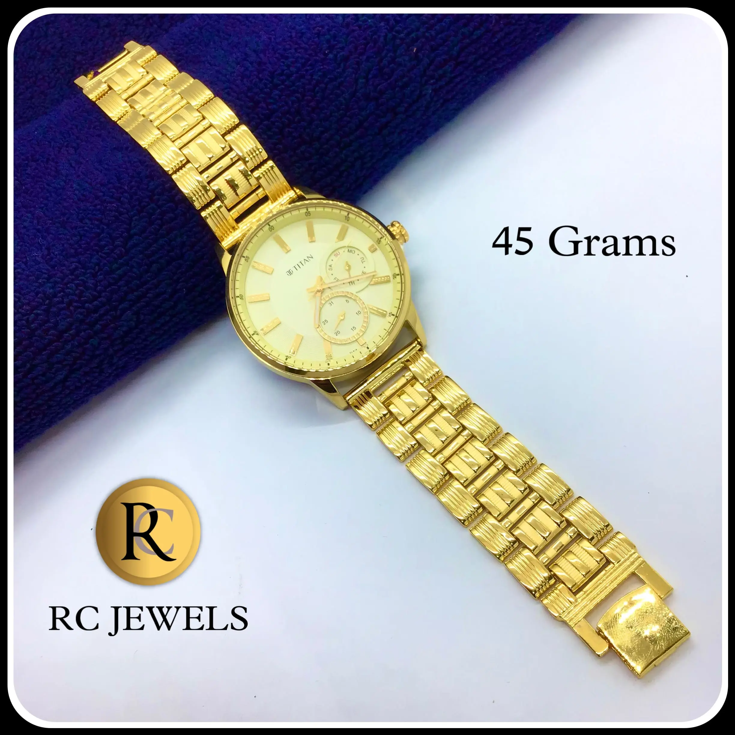 Gold Men Watch