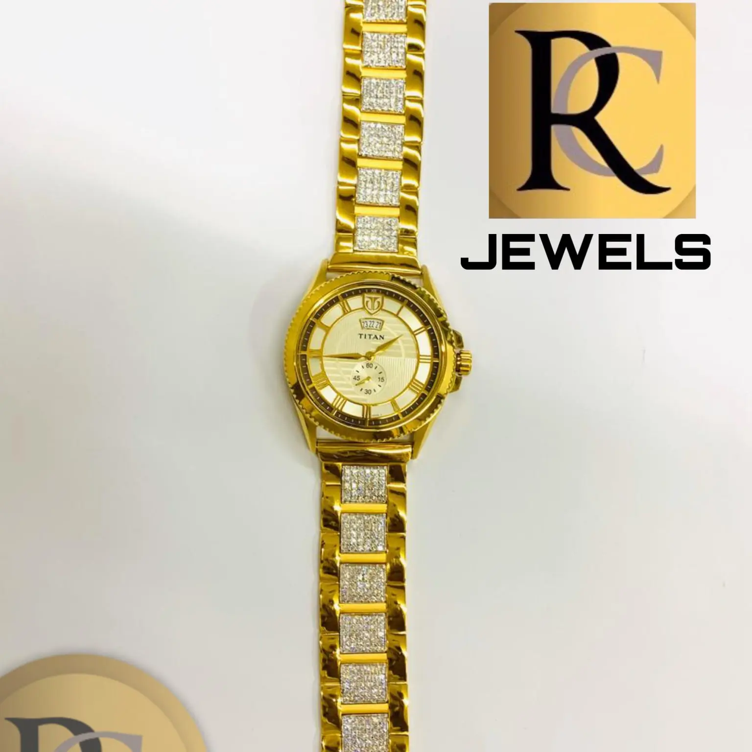 Gold Mens Watch