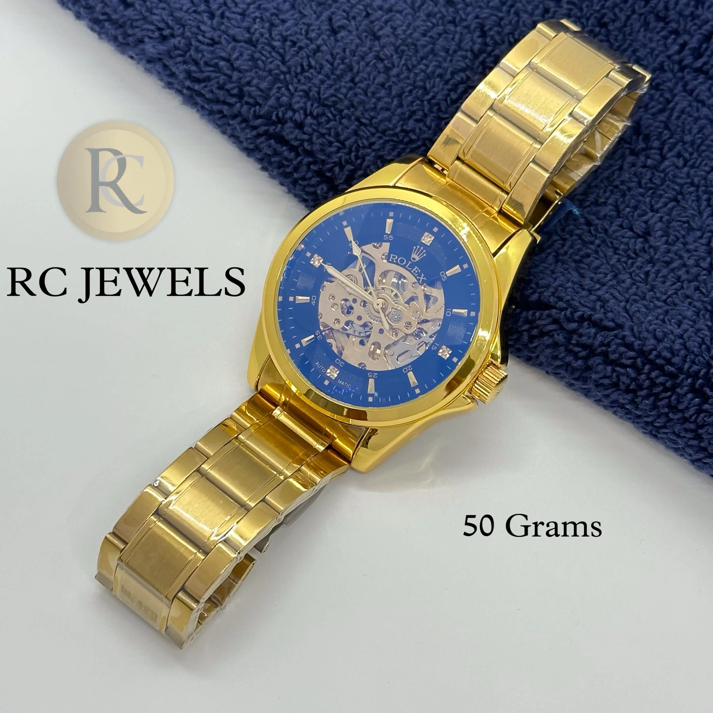 Gold Men Watch