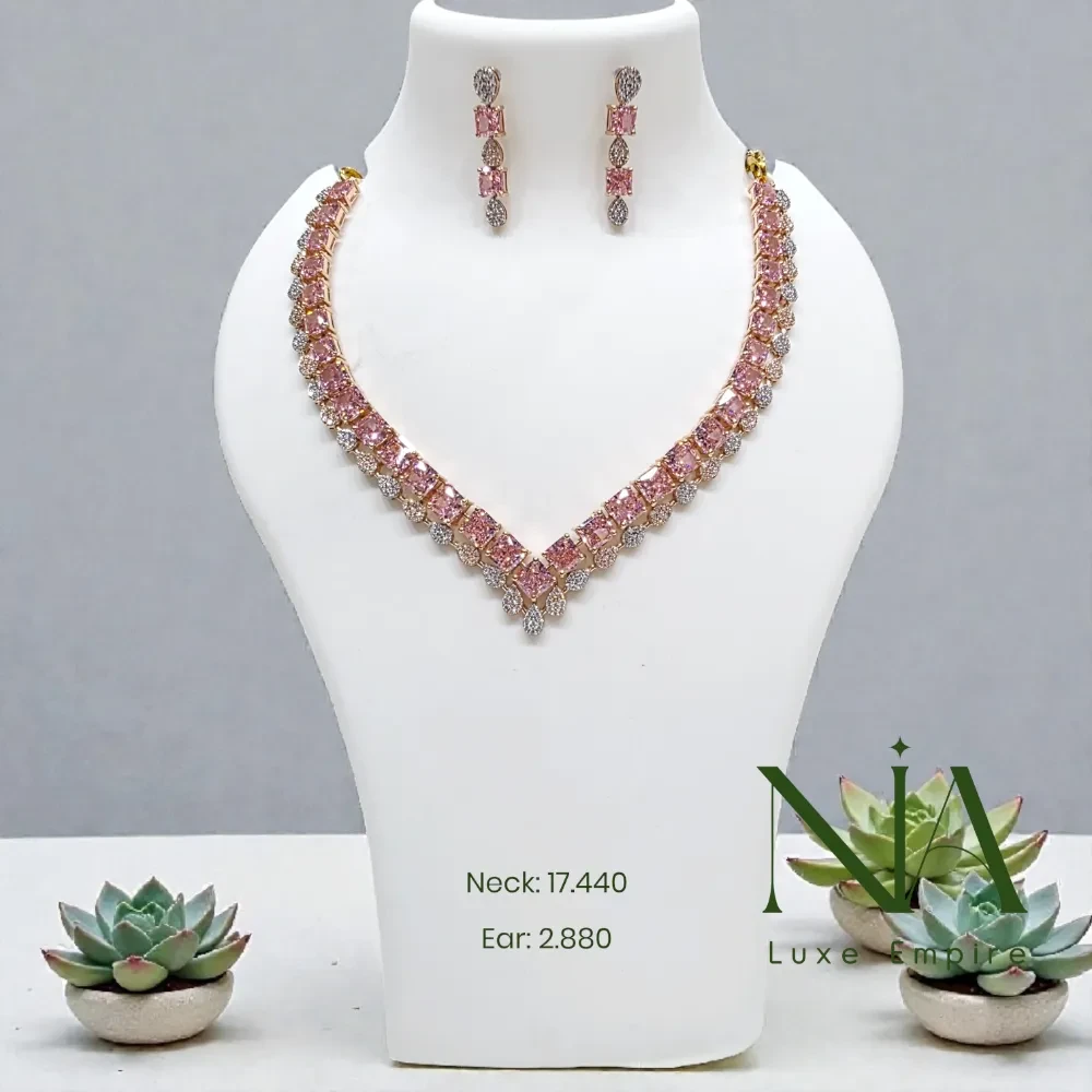 Rose gold necklace 162