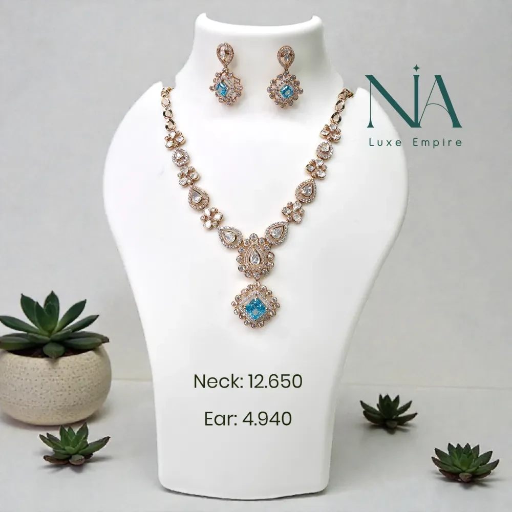 rose gold necklace 140