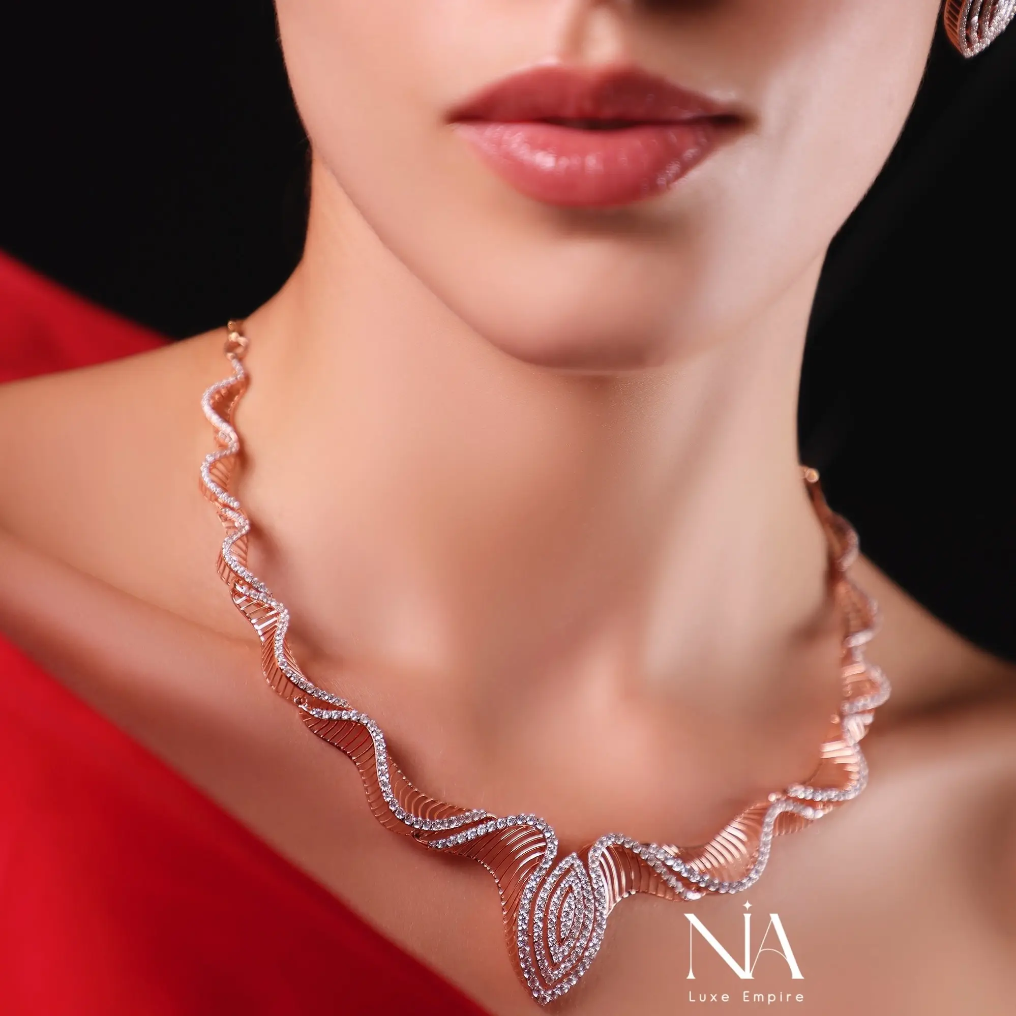Rose Gold Necklace 123