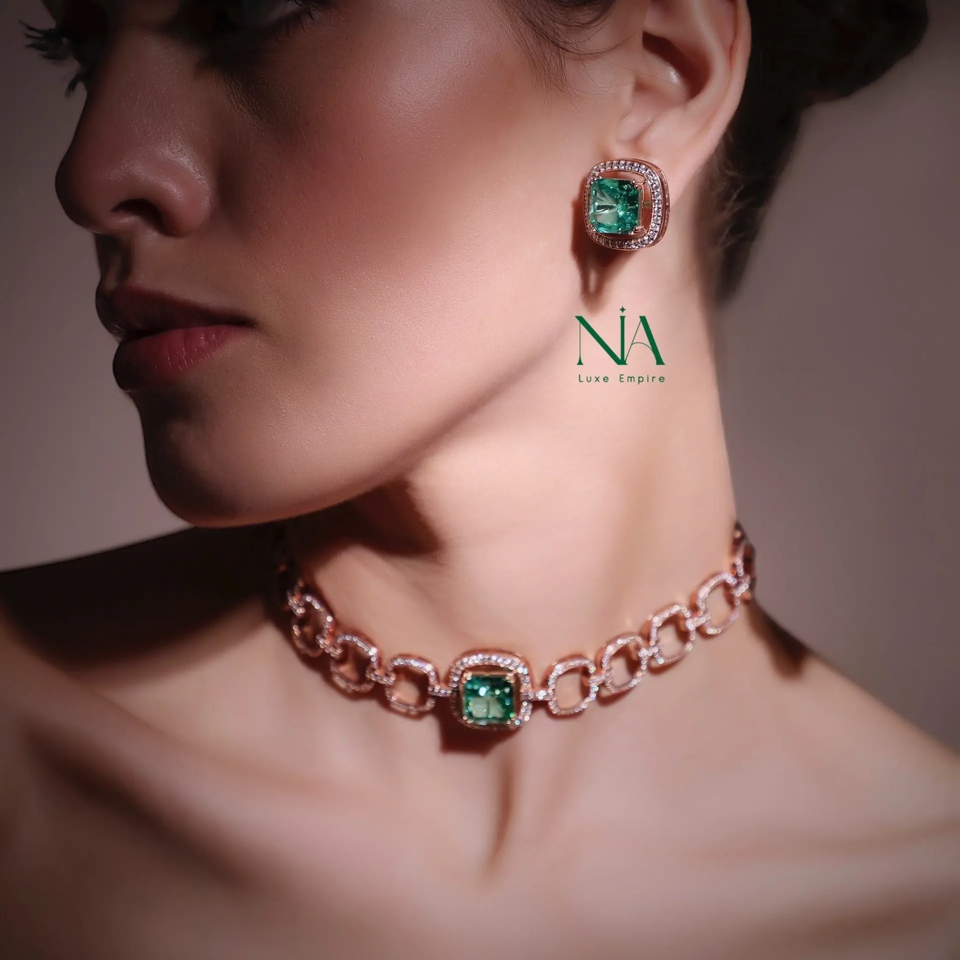 Rose Gold  Necklace 124