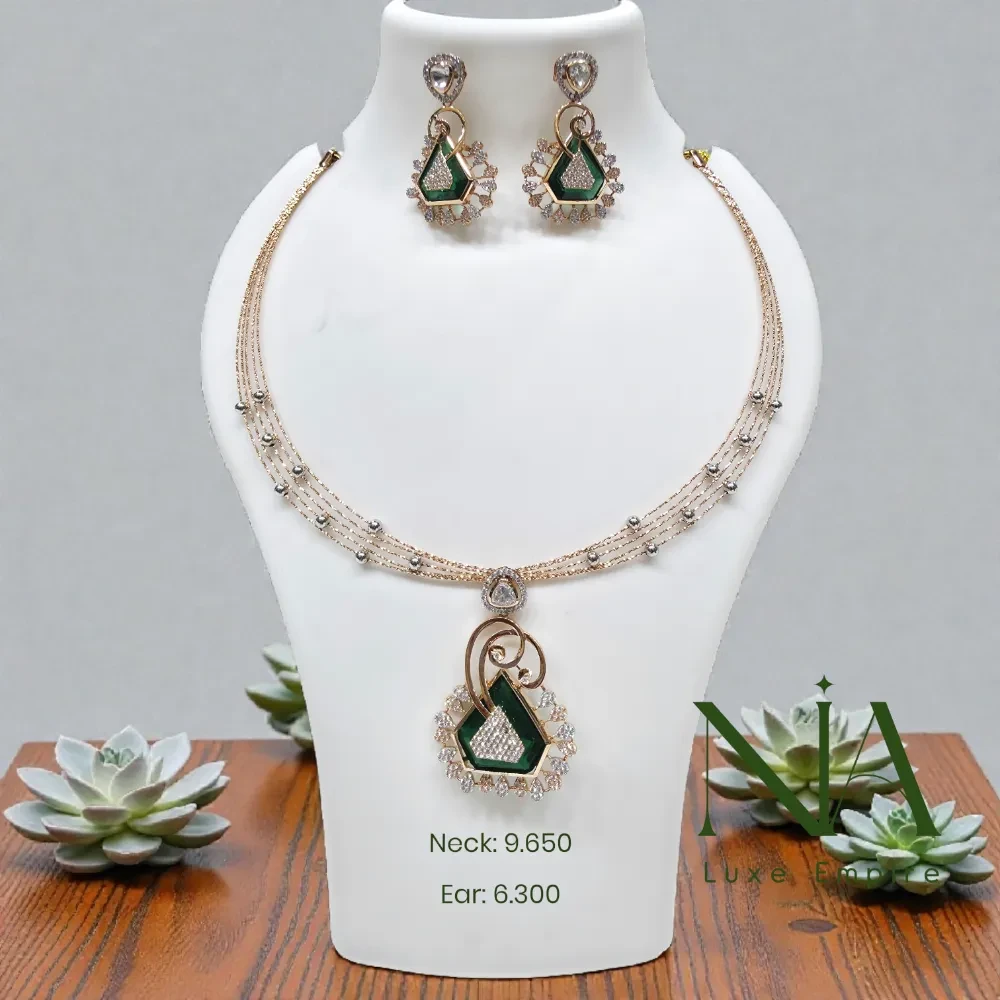 Rose gold necklace 160