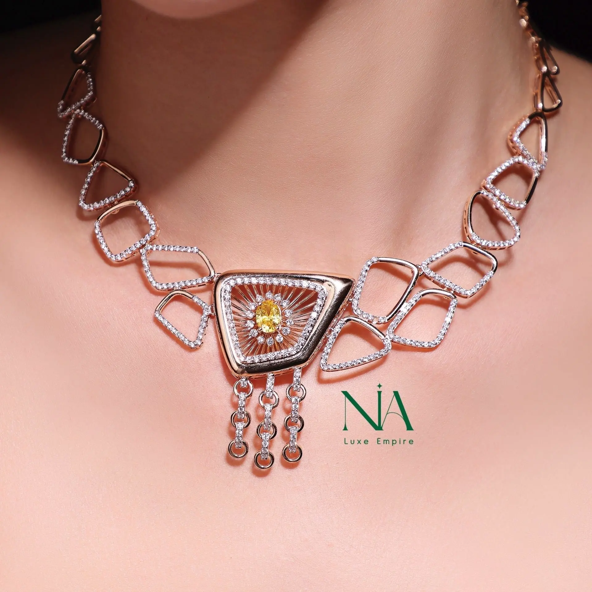 Rose Gold Necklace 123