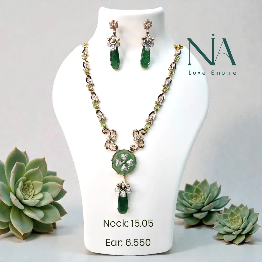 Rose gold necklace 169