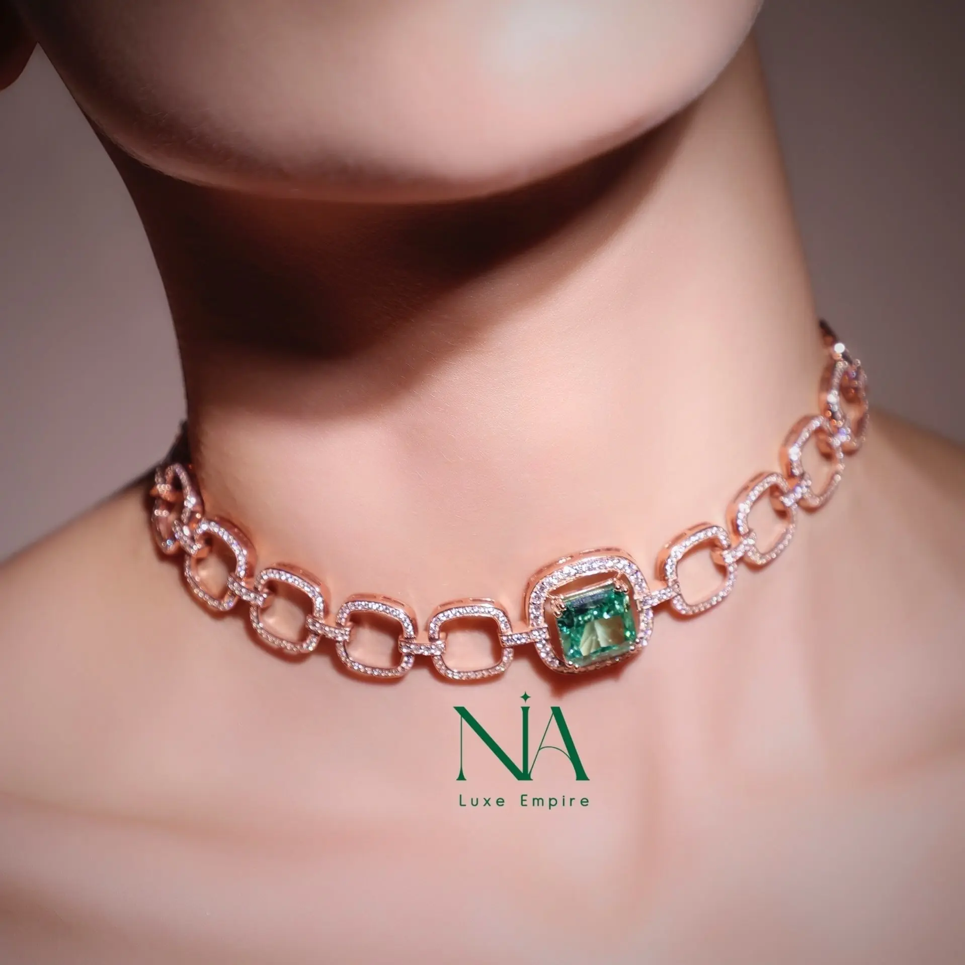 Rose Gold  Necklace 124