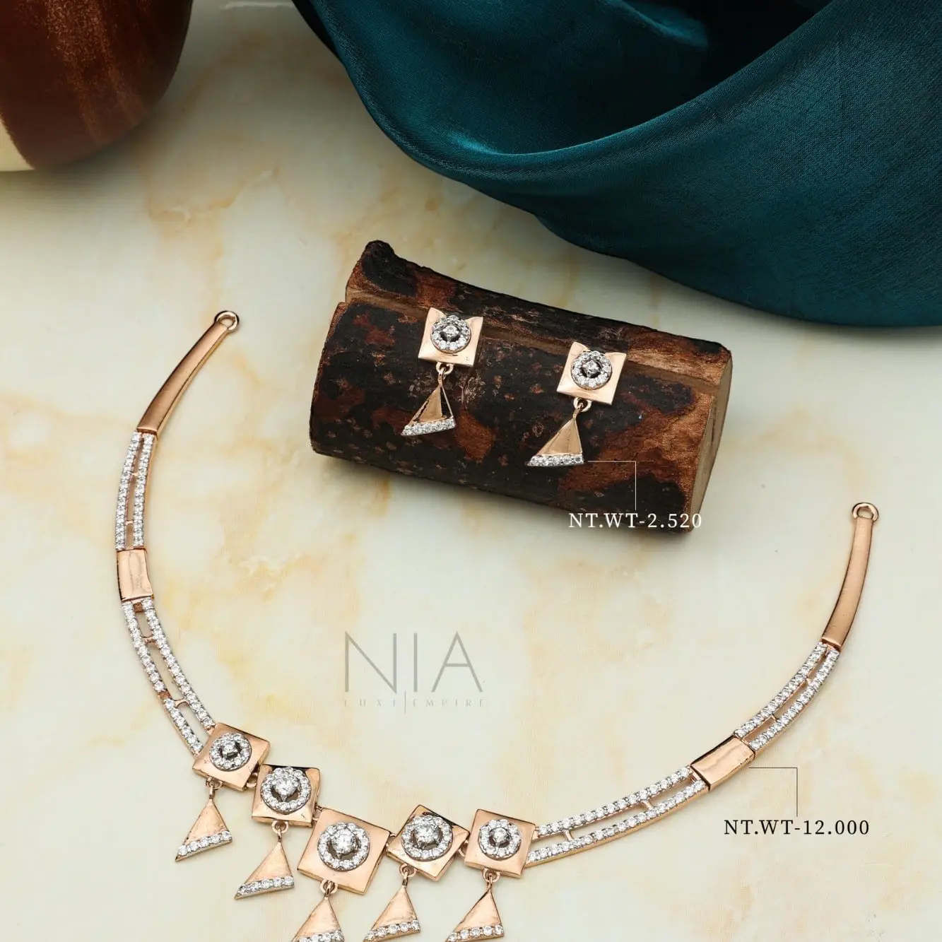 Rose Gold Necklace 2