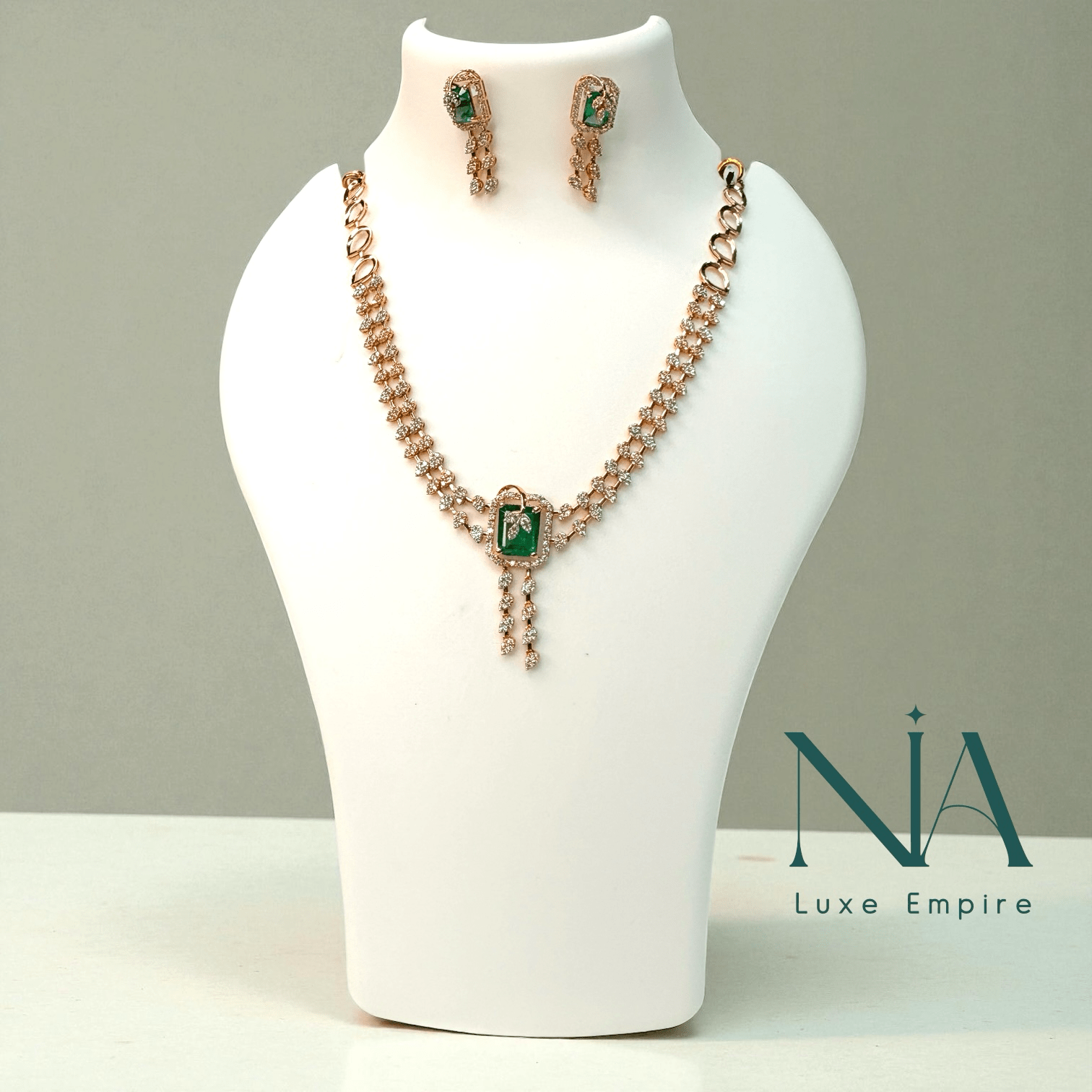 rose gold necklace 131