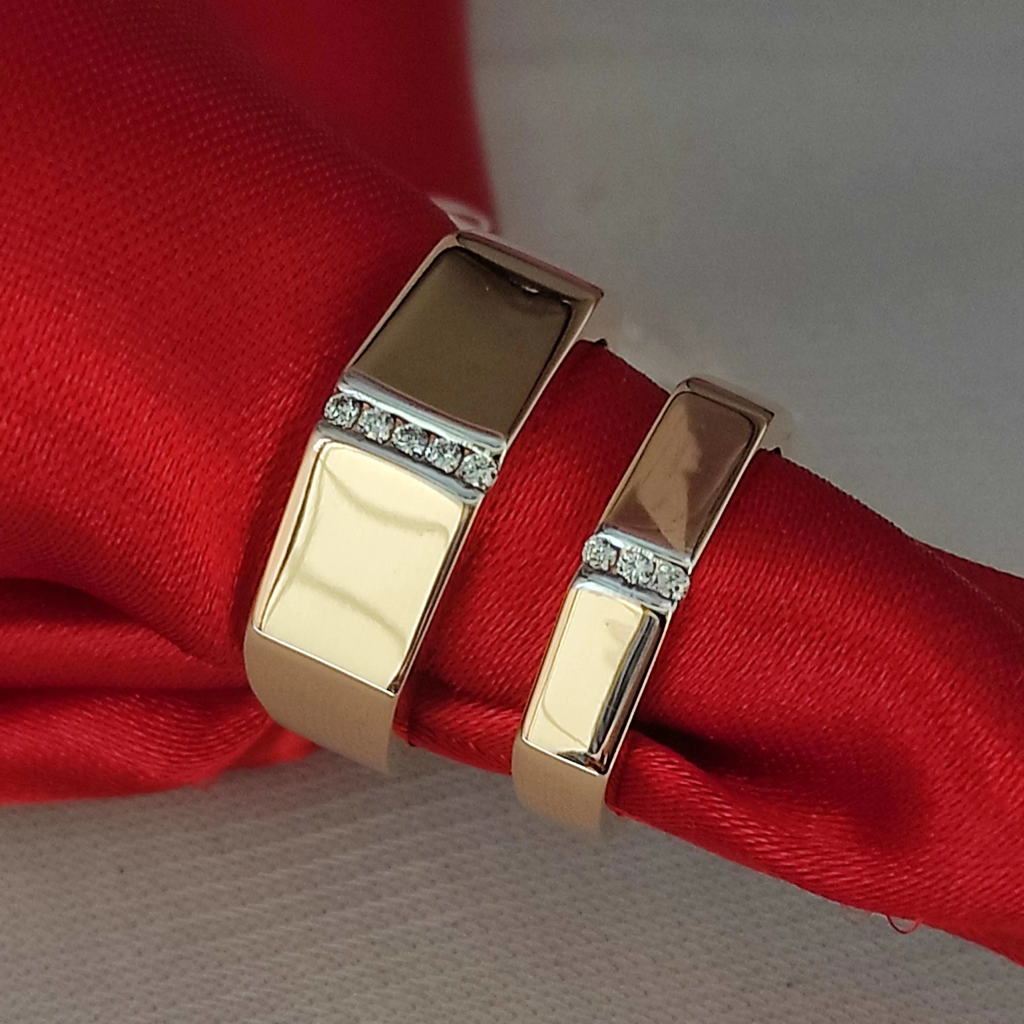 Rosegold Couple Bands