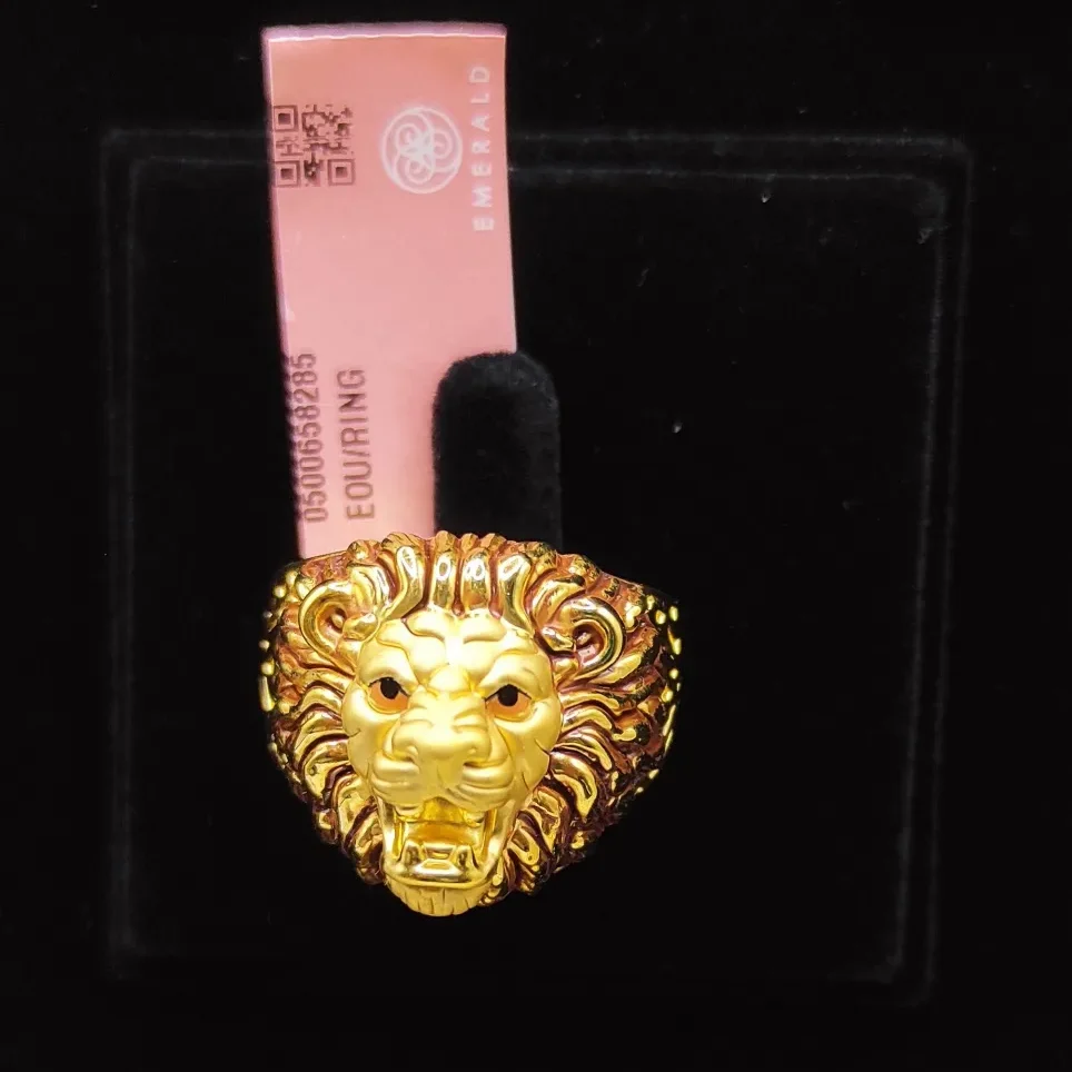 Hollow Lion Ring