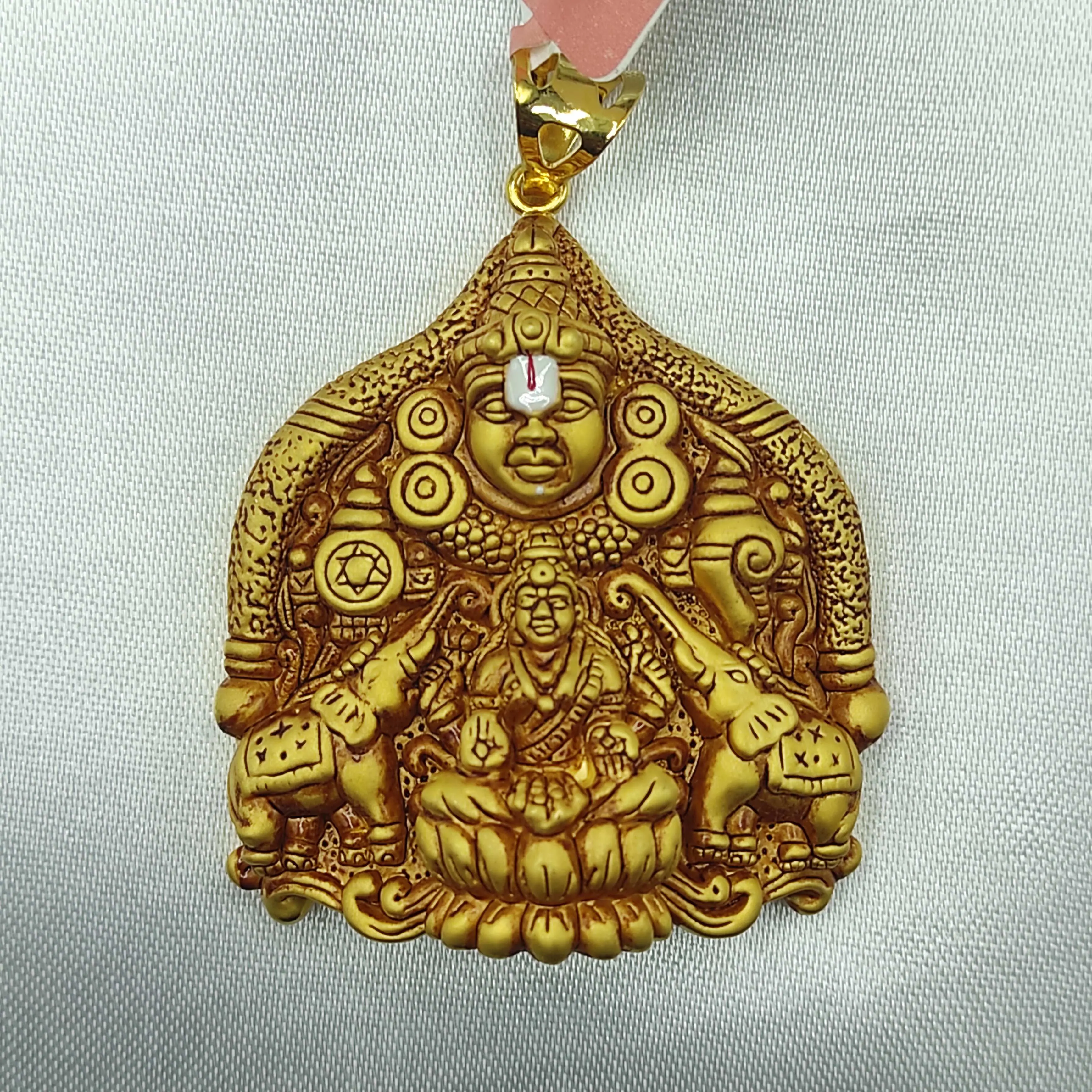 Balaji And Laxmi Pendant