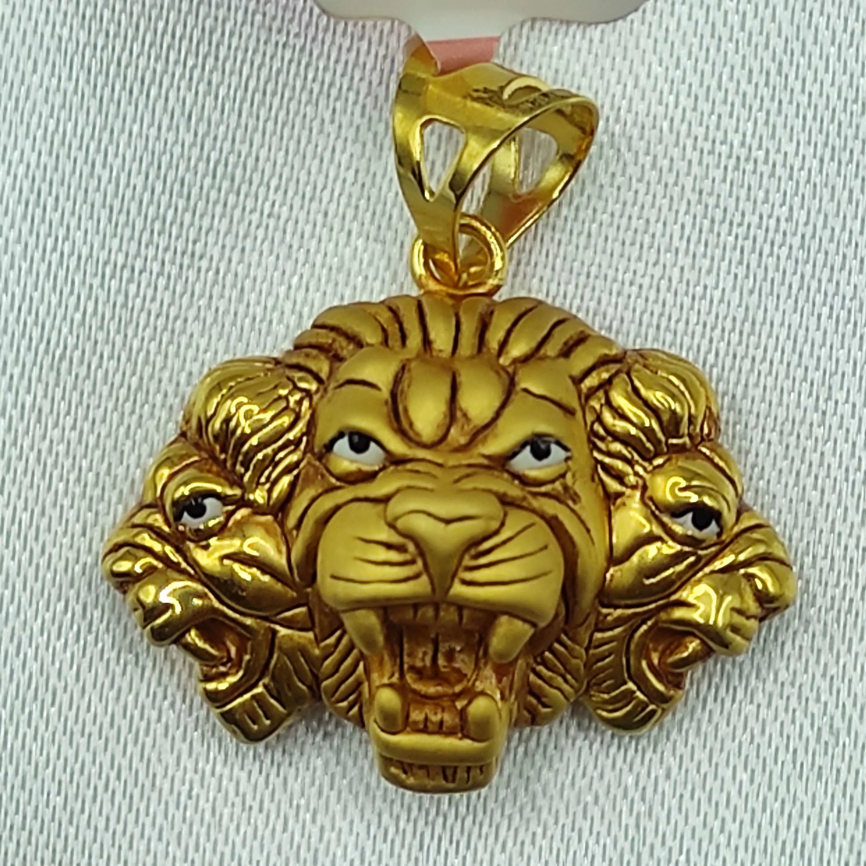 3 Face Small Lion Pendant