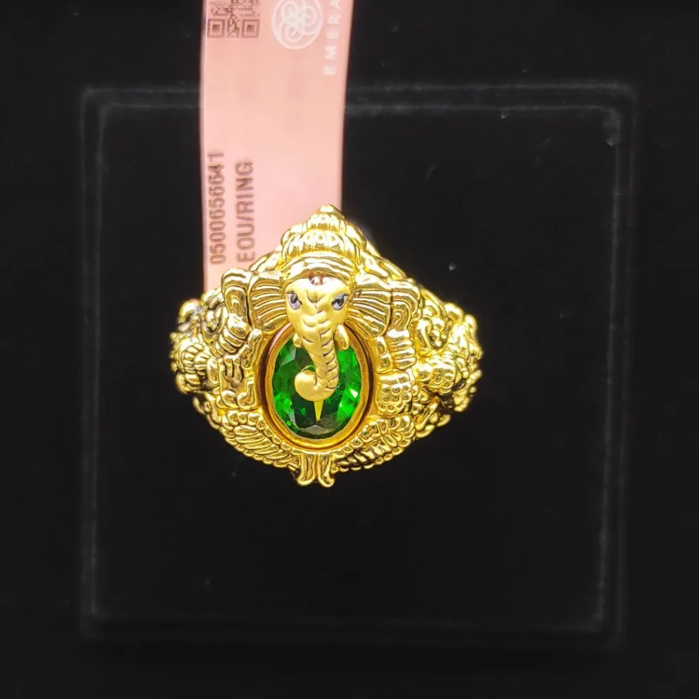 Hollow Ganesh Ji Ring