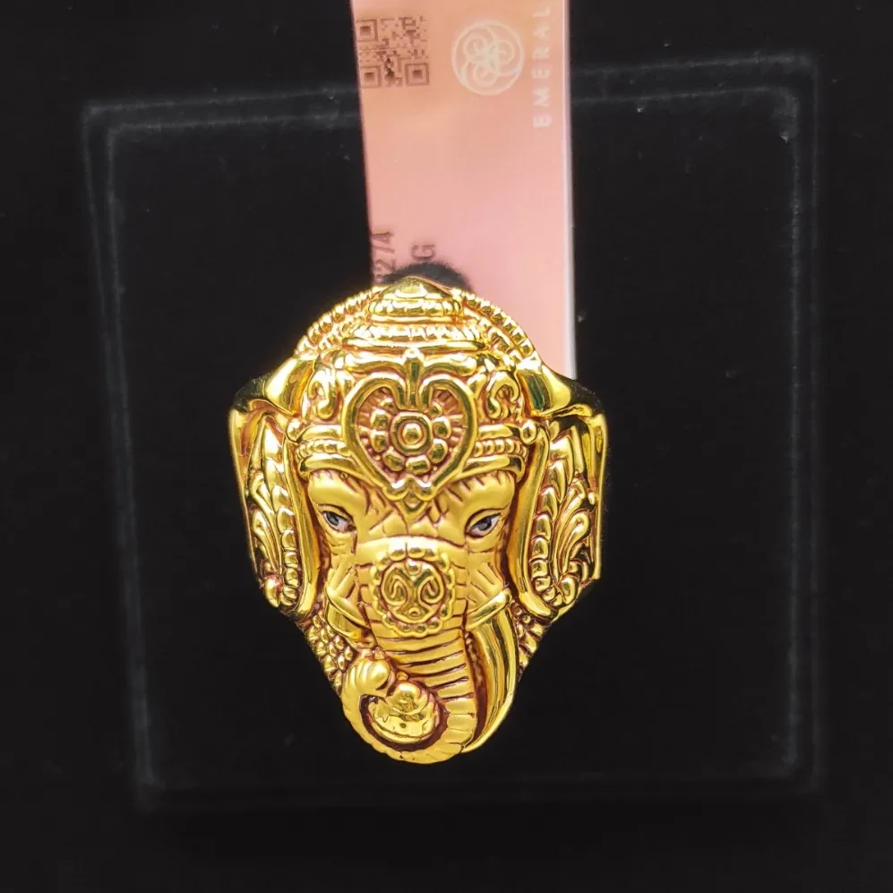 Hollow Ganesh Ji Ring