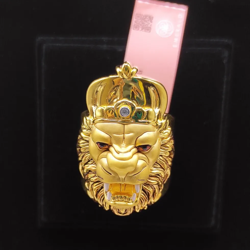 Hollow Lion Ring